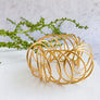 Stella - Minimalistic gold wire bracelet