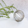 Claire - Modern silver wire bracelet