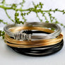 Bundle of 3 essential wire bracelets