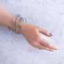 Claire - Modern silver wire bracelet