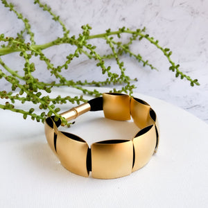 Lucy - Modern gold link bracelet