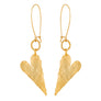 Alma gold hearts necklace and earrings