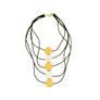 Donna Bold multilayer discs necklace
