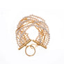 Natalia - Retro multilayer pearls & gold bracelet
