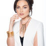 Florence wire twigs necklace & earrings
