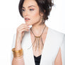Florence wire twigs necklace & earrings