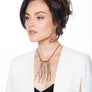 Emma wire twigs necklace