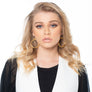 Natalie - Modern 24K gold wire hoop earrings