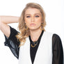 Victoria - Intertwined hoops collar necklace