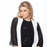 Karen - Open heart 24K gold pendant necklace