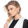 Alice 24K Gold & Gray Earrings