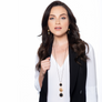 Evelyn Long black and 24K gold pendant necklace