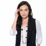 Sandra - Long multicolor geometric shapes necklace