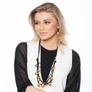 Charlotte Festive multi layer necklace