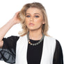 Laura - Asymmetric bead collar necklace