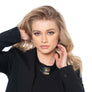 Barbara Black cords collar necklace