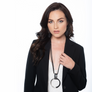 Jennifer - Leather wrapped sterling silver pendant necklace