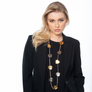 Sharon - Long gold & silver elements necklace