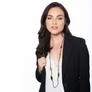 Naomi - Long cord & gold elements necklace