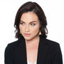 Eleanor Two gold bent triangles earrings