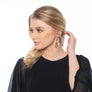 Elisa silver & gold hoop earrings