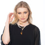 Helen - Adjustable lariat pearl necklace