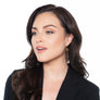 Addison Long Black & Gold Earrings