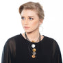 Donna Bold multilayer discs necklace