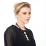 Lillian - Gold & silver double hoop earrings