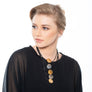 Donna Bold multilayer discs necklace