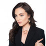 Sarah - Classic pearl and gold necklace & earrings