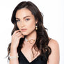 Sarah - Classic pearl and gold necklace & earrings