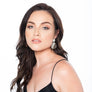 Olivia - Silver hammered metal discs earrings