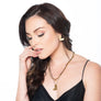 Ella Gold Sweet 24K gold heart stud earrings