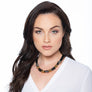 Susan - Modern wrapped wire collar necklace