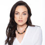 Susan - Modern wrapped wire collar necklace