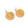 Grace - Sterling silver and black Swarovski crystal pave earrings