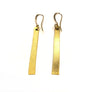 Jackie - Simple sterling silver lightweight strip dangle earring