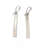 Jackie - Simple sterling silver lightweight strip dangle earring