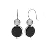 Alice Sterling Silver & Black Earrings