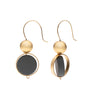 Alice 24K Gold & Gray Earrings
