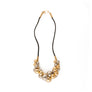 Sophia - Festive gold & silver cluster necklace