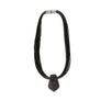 Frances Black crystal-set pave necklace & earrings