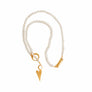 Helen - Adjustable lariat pearl necklace