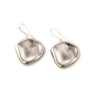 Zoey - Sterling Silver Petal Shaped Dangle Earrings