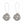 Jenny - Sterling silver wire ball dangle earrings