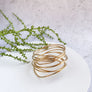 Claire sterling silver wire bracelet