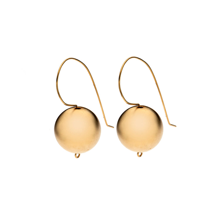 Diana 24K Gold ball-shaped earrings